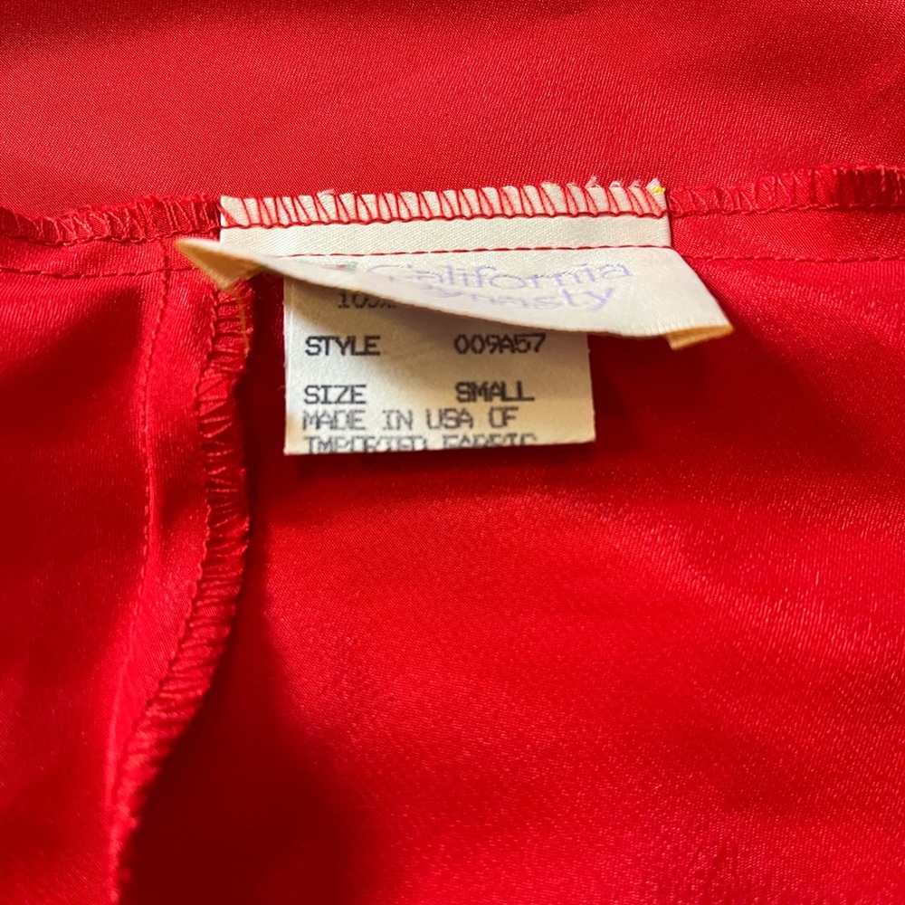 Vintage California Dynasty Slip Dress Nightgown Chemise - Picture 7 of 7